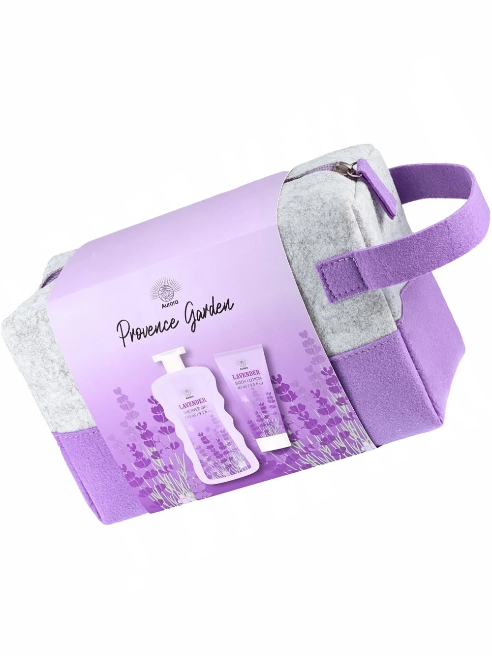 AURORA zestaw kosmetyczny z filcową kosmetyczką na prezent