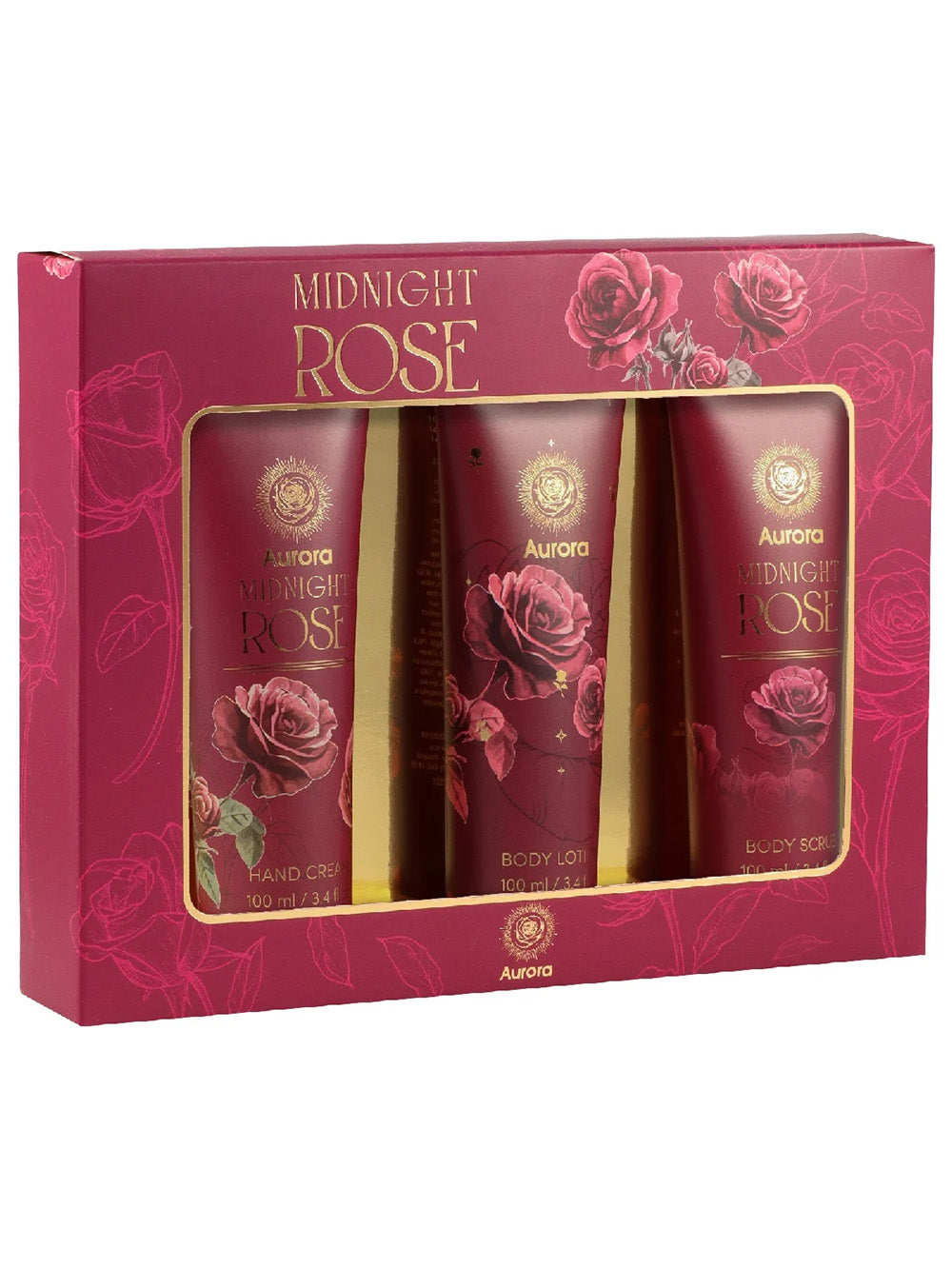 AURORA MIDNIGHT ROSE BOX  Zest. 3 el.