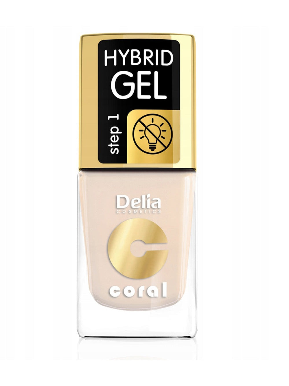 Lakier do paznokci Delia Coral Hybrid hybrydowy bez lampy 41 FRENCH BEIGE