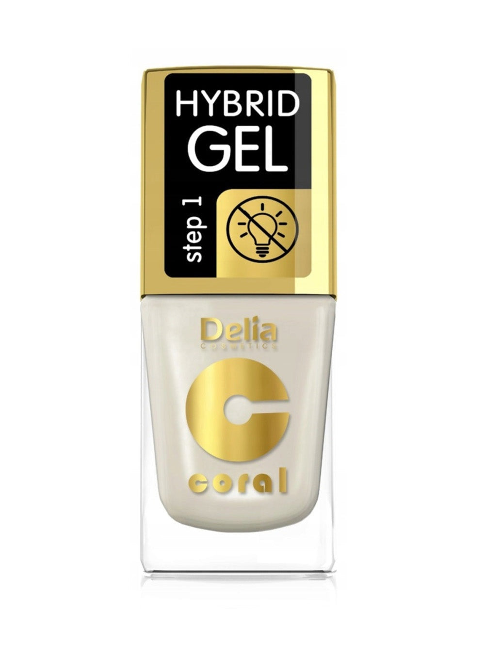 Lakier do paznokci Delia Coral Hybrid Gel hybrydowy 65 CORAL 11 ml