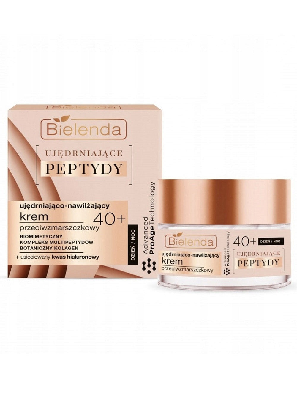 Krem do twarzy Bielenda Ujędrniające Peptydy Krem Przeciwstarzeniowy 40+