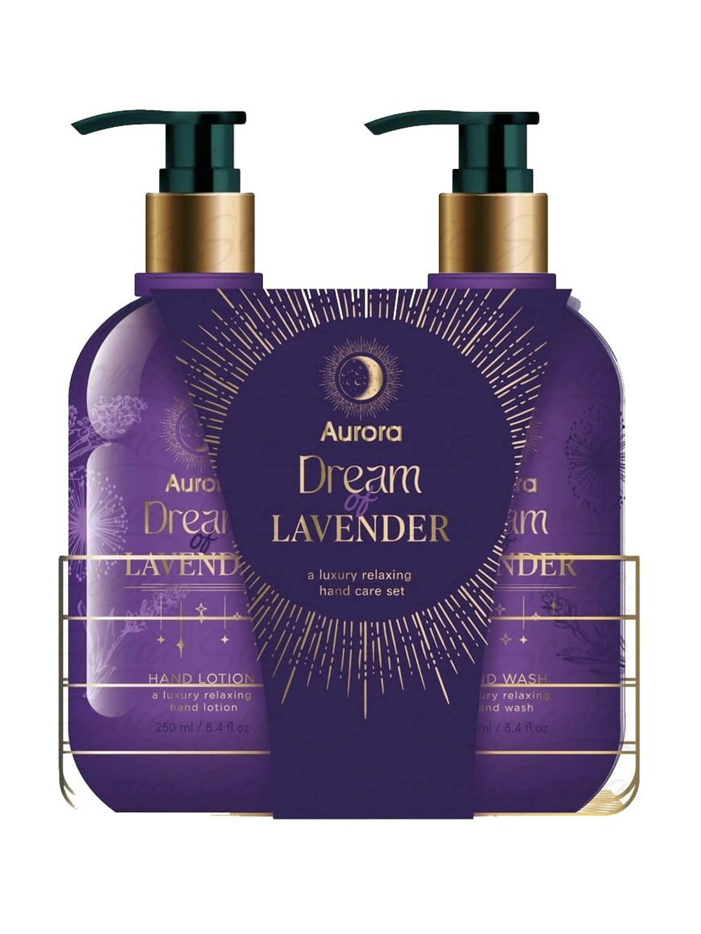 Aurora Dream of Lavender zestaw do pielęgnacji dłoni mydło+balsam