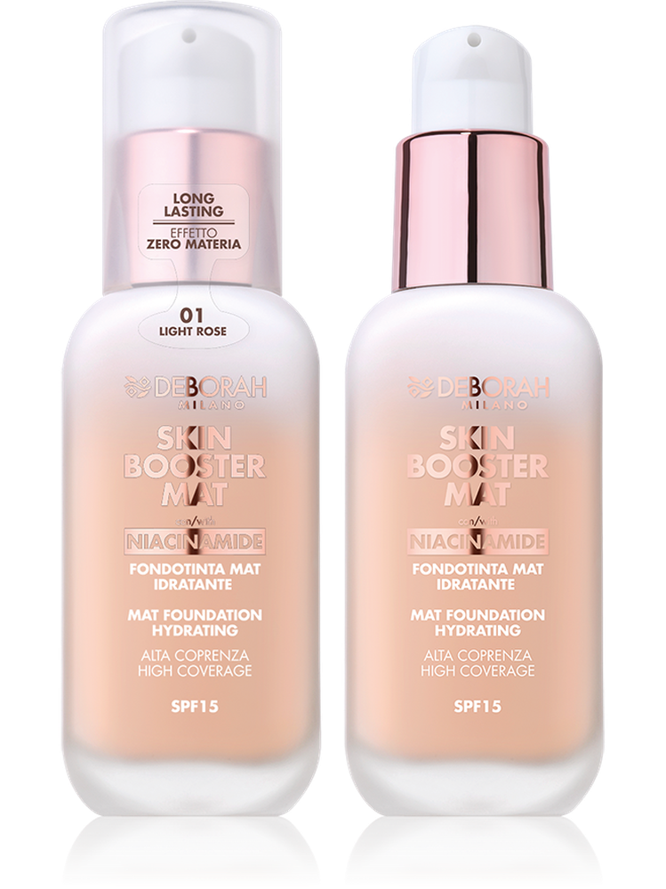DEBORAH Skin Booster Mat - Podkład do twarzy Matowy 01 light