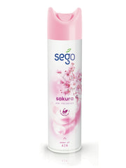Odświeżacze powietrza SEGO SAKURA w aerozolu Odświeża relaksuje 300ml