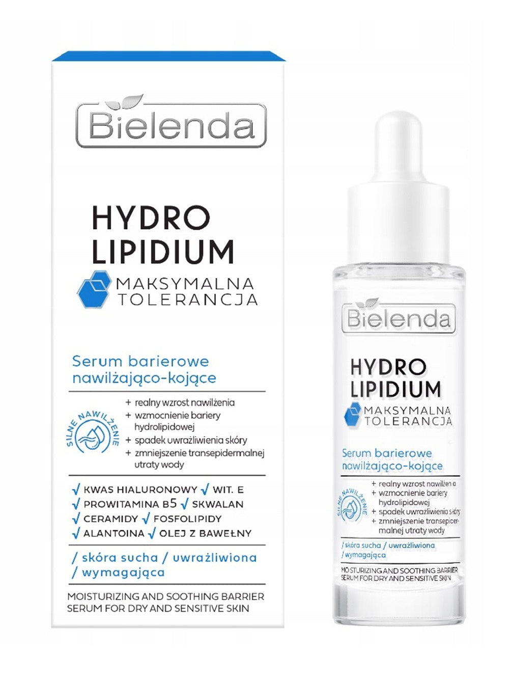 Serum do twarzy BIELENDA Hydro Lipidium Serum barierowe nawilżająco kojące