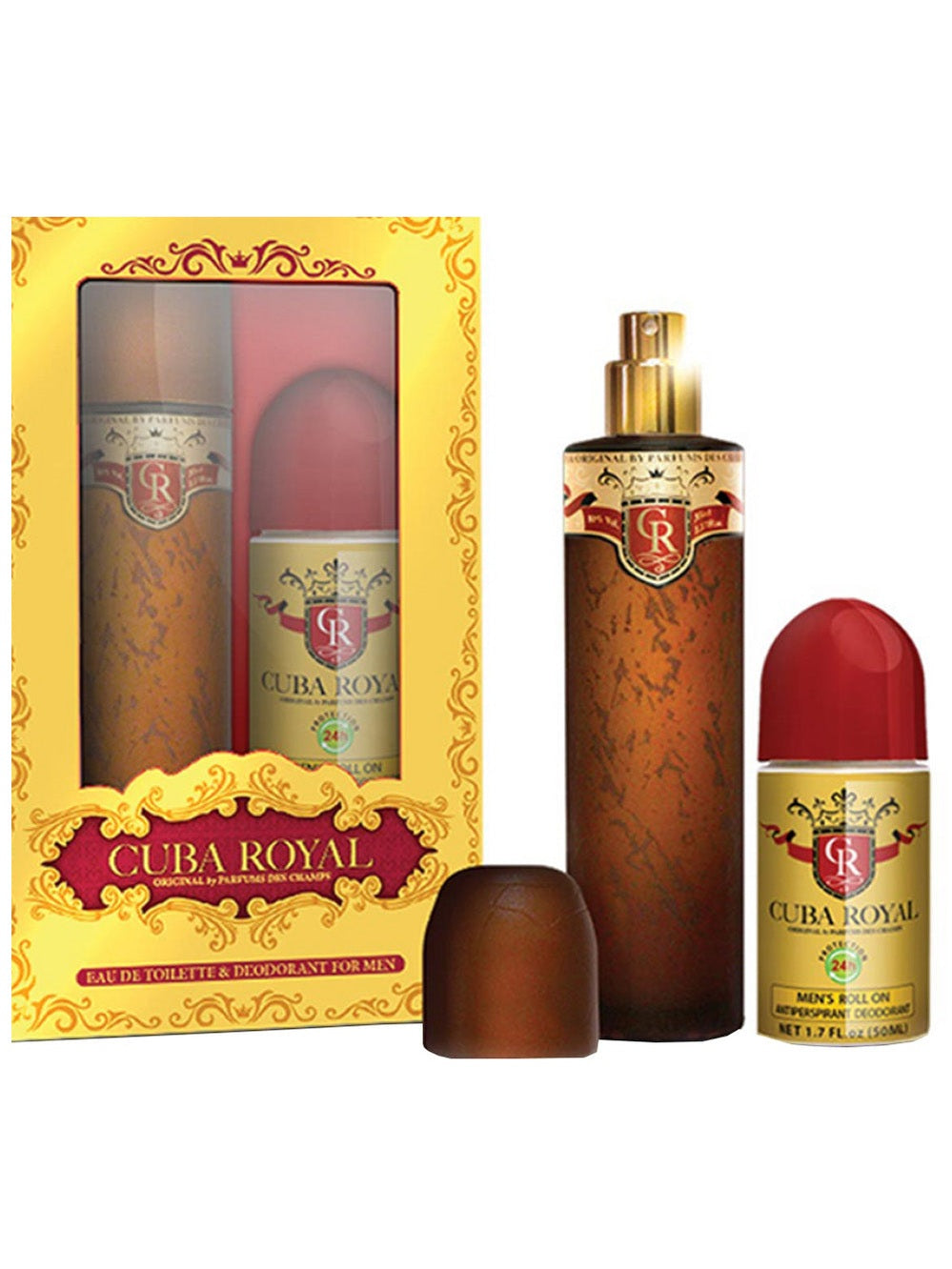 Zestaw prezentowy Cuba Royal Zestaw kosmetyków dla mężczyzn edt + roll on