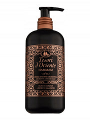 Mydło w płynie Tesori d'Oriente Hammam ekskluzywne mydło z pompką włoskie