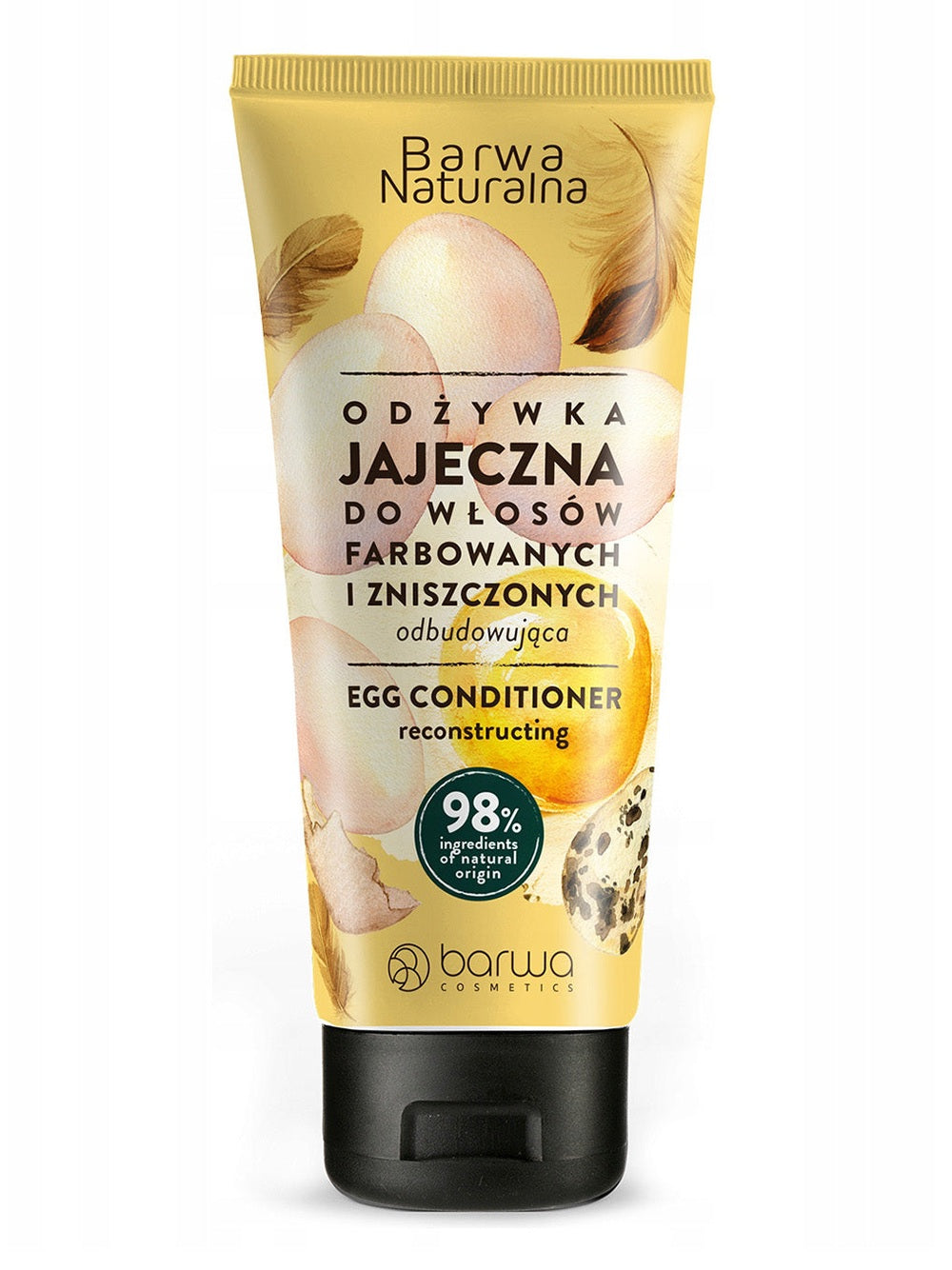 Odżywka do włosów BARWA Naturalna Jajeczna do włosów farbowanych 200 ml