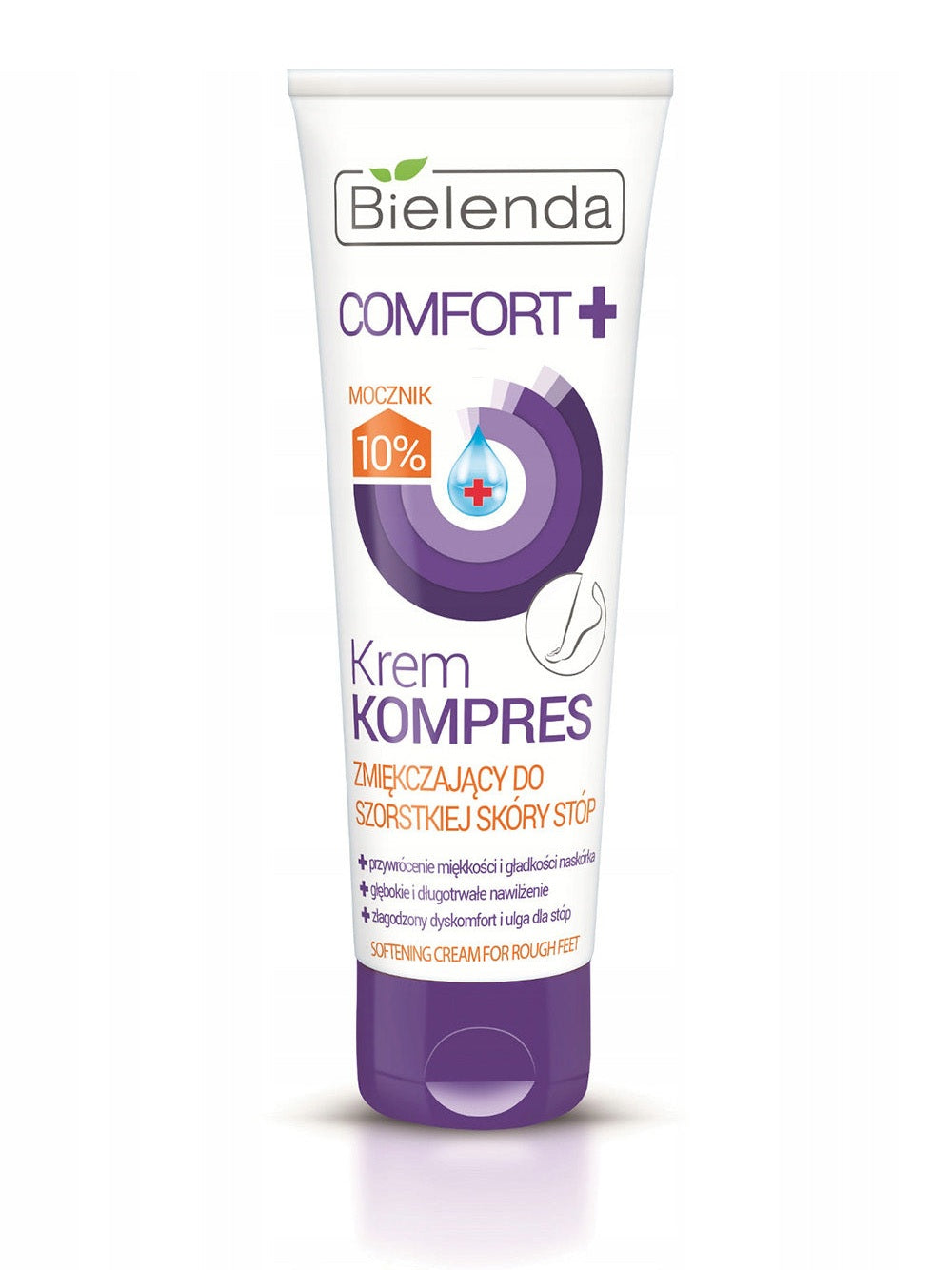 Krem do stóp Bielenda Comfort + Kompres zmiękczający do stóp 100 ml