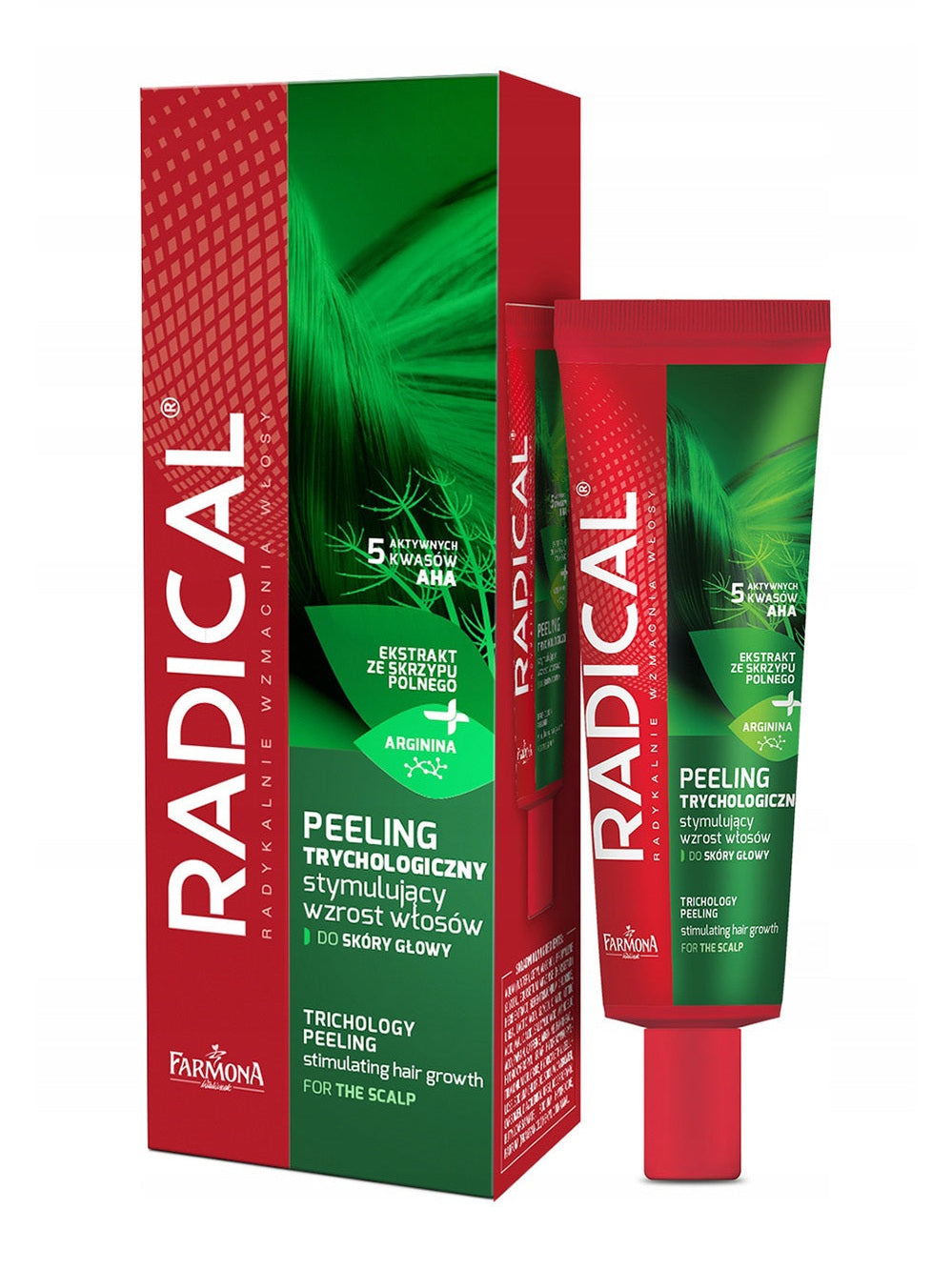 Peeling do włosów Farmona Radical Trychologiczny na porost włosów 75 ml