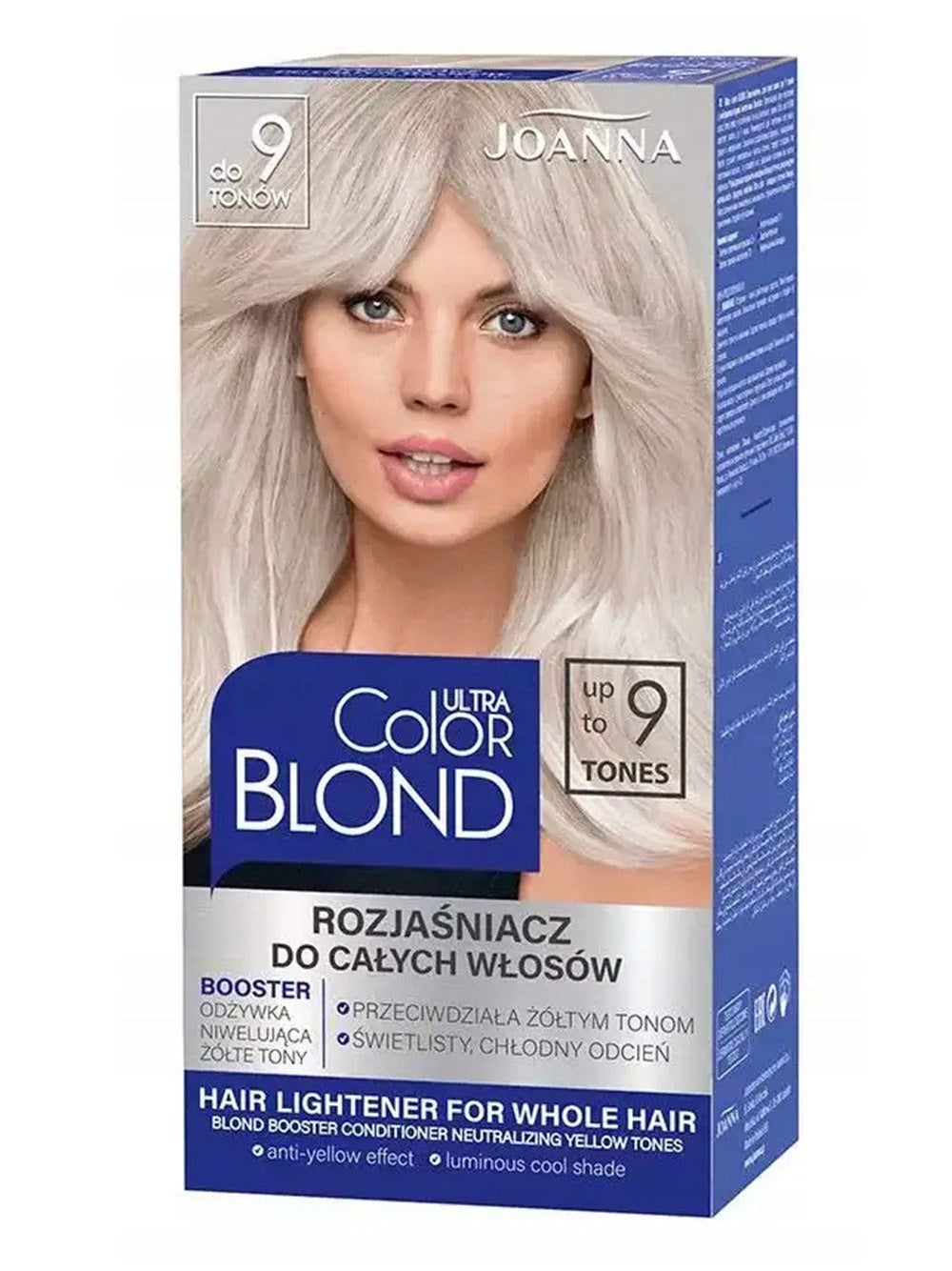Rozjaśniacz do włosów JOANNA ULTRA COLOR BLOND do całych włosów 9 tonów