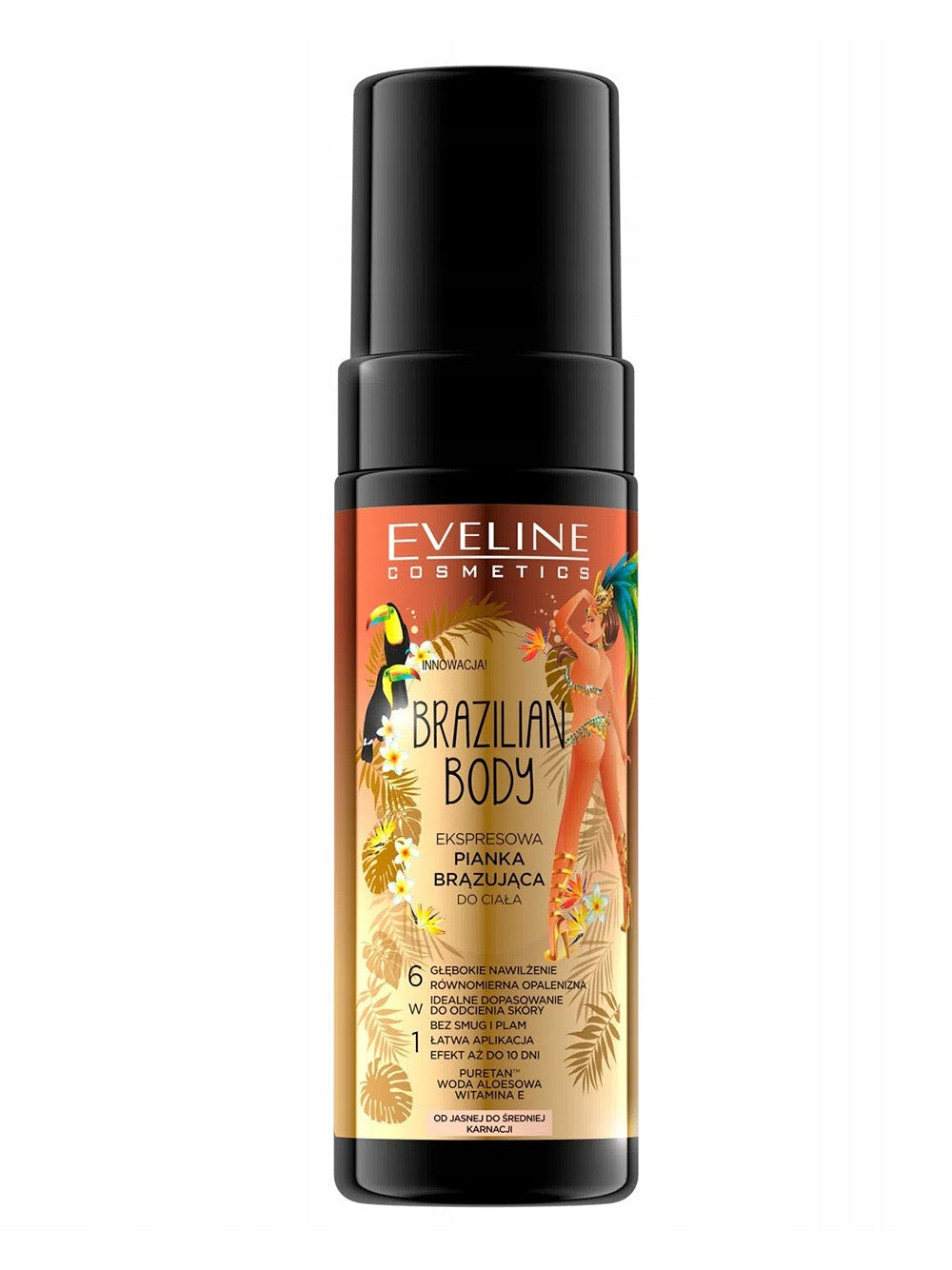 Pianka brązująca do ciała Eveline Cosmetics Brazilian Body samoopalacz
