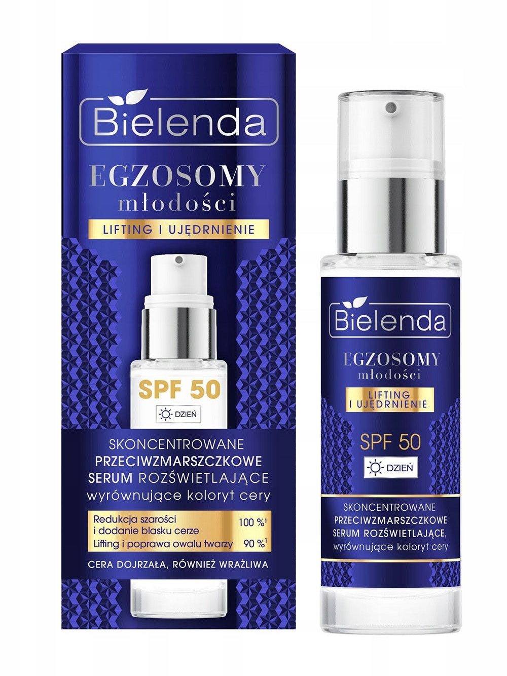 Serum do twarzy Bielenda Egzosomy Młodości Serum Przeciwzmarszczkowe SPF50