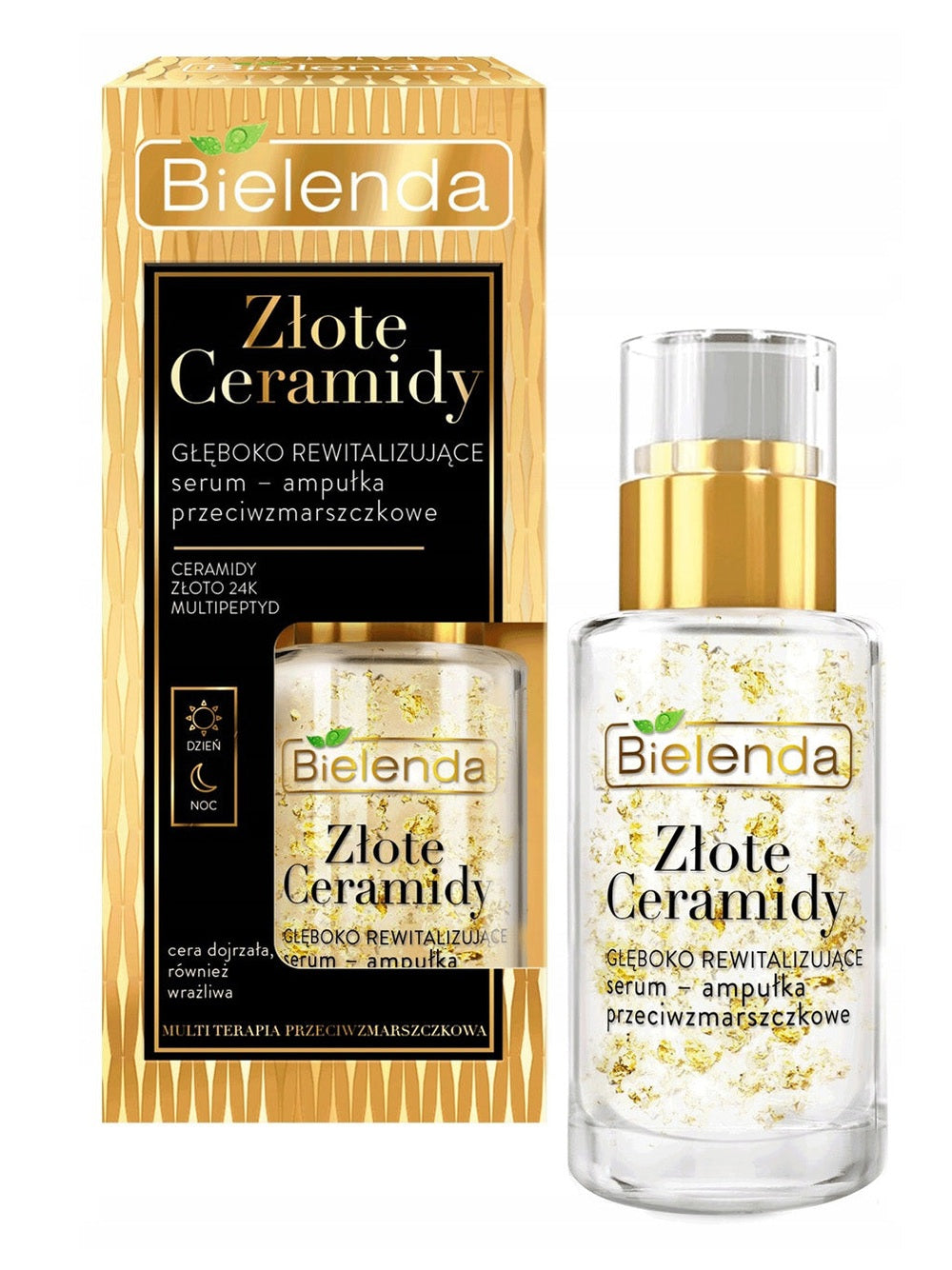 Serum przeciwzmarszczkowe Bielenda Złote Ceramidy 24 karatowe złoto 15ml